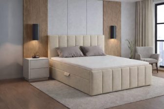 Łóżko kontynentalne z wniesieniem i montażem