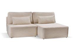 Mały narożnik z bardzo dużą powierzchnią spania NEXO 2