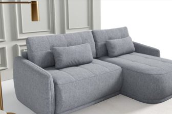 Modna rogówka do małego mieszkania z funkcją spania LaVanto 1 35 Modna rogówka do mieszkania