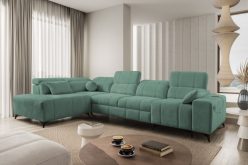 Narożnik z elektrycznymi dodatkami i funkcją spania DOLCE 11 23 ładny i wygodny narożnik z elektrycznymi dodatkami i z funkcją spania