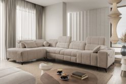 Narożnik z elektrycznymi dodatkami i funkcją spania DOLCE 11 22 Ekskluzywny narożnik z elektrycznymi dodatkami i z funkcją spania