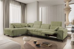 Narożnik z elektrycznymi gadżetami i funkcją spania DOLCE 11 MIX 19 Drogi narożnik z elektrycznymi gadżetami i z funkcją spania