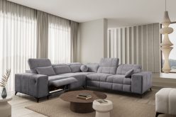 Narożnik z funkcją spania z gniazdem USB i elektrycznym podnóżkiem DOLCE 3 MIX 23 Narożnik z funkcją spania z gniazdem USB i elektrycznym podnóżkiem DOLCE 3 MIX 3