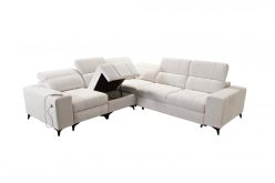 Narożnik z funkcją spania z gniazdem USB i elektrycznym podnóżkiem DOLCE 3 MIX 30 Narożnik z funkcją spania z gniazdem USB i elektrycznym podnóżkiem DOLCE 3 MIX 10