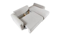 Narożnik z miękkimi bokami z funkcją spania PROMISE 4