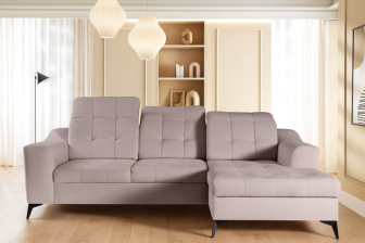 Narożnik z systemem przesuwu oparcia z funkcją spania SOHO 74 Narożnik z systemem przesuwu oparcia