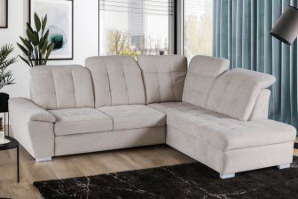 Narożnik z wysokimi zagłówkami z funkcją spania HAVEN 76 Narożnik z wysokimi zagłówkami z funkcją spania codziennego