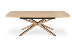 Naturalny stół rozkładany z nogami typu pająk 160-220 JAMES 11 Naturalny stół rozkładany z nogami typu pająk 160-220 JAMES 8