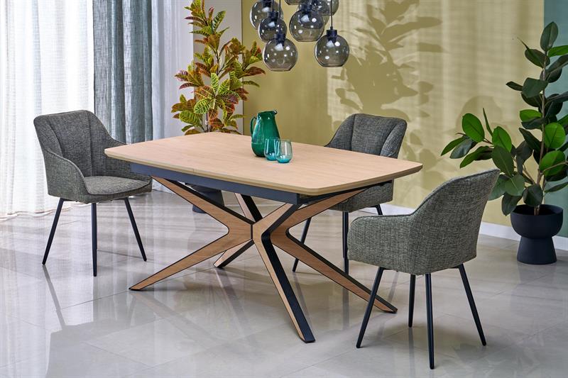 Naturalny stół rozkładany z nogami typu pająk 160-220 JAMES 2 Naturalny stół z nogami pająk