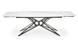 Ogromny marmurowy stół biały rozkładany 160-240 ALFREDO 6 Ogromny marmurowy stół biały rozkładany 160-240 ALFREDO 5