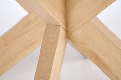 Okrągły stół z melaminy na grubych nogach 120 MORUS 6 Okrągły stół z melaminy na grubych nogach 120 MORUS 3