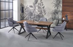 Olbrzymi stół rozkładany orzech 200-350 BARON 2 Gigantyczny stół rozkładany