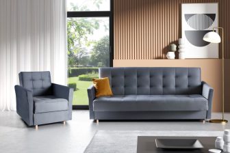 Pikowana wersalka z funkcją spania codziennego POLA 6 Wersalka pikowana z funkcją spania codziennego