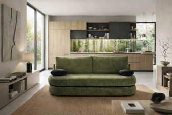 Sofa owalna z funkcją spania VIVIANA 50 Sofa owalna do salonu i spania