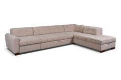 Długa sofa narożna ze stałym oparciem ROYAL 2 1