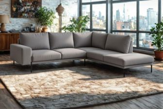 Duży narożnik loftowy z oparciem z dwóch stron ALEXANDER 2 4 Duży narożnik loftowy do salonu