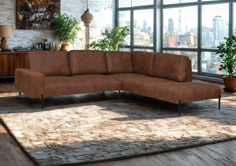 Duży narożnik loftowy z oparciem z dwóch stron ALEXANDER 2 8 Narożnik loftowy do dużego salonu