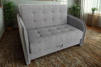 Kanapa dwójka rozkładana LIWIUSZ 33 Kanapa dwójka rozkładana na wózku do przodu i z pojemnikiem