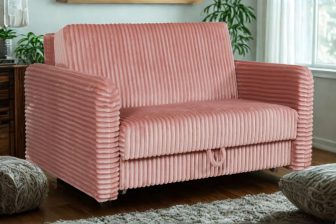 Kanapa dwójka z funkcją spania LIVIA 17 kanapa dwójka rozkładana do przodu na wózku