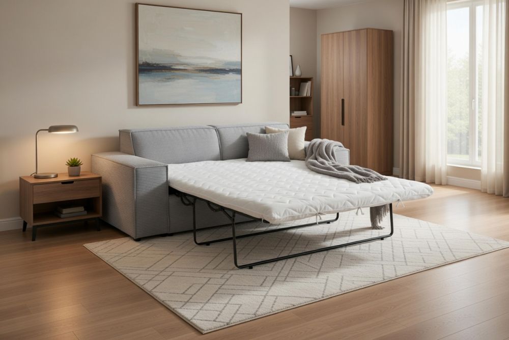 Kanapa stelaż belgijski BLOK 6 Kanapa ze stelażem belgijskim