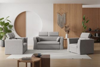 Sofa fotel jedynka rozkładanie do spania PRAGA 1 2 Kolekcja mebli do salonu z funkcją spania na wózku
