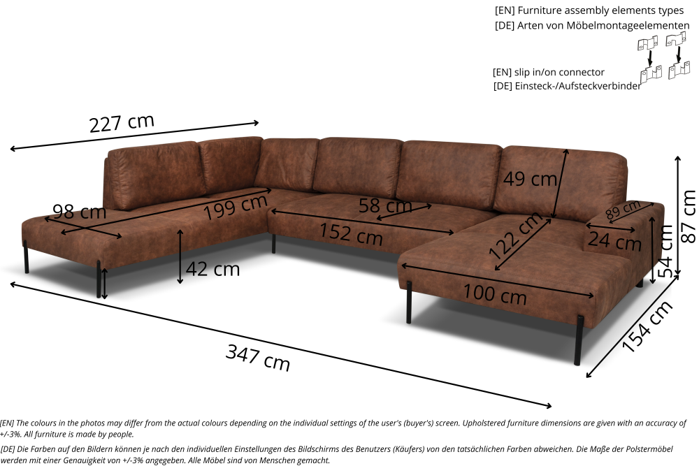 Narożnik U loftowy z bardzo wygodnym siedziskiem ALEXANDER 3 13 Narożnik U loftowy z bardzo wygodnym siedziskiem ALEXANDER 3 7