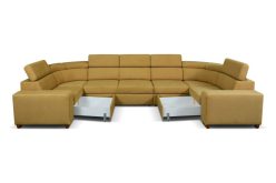 Narożnik U z zaokrąglonymi rogami z funkcją spania DIAMANTE 10 9 Narożnik w kształce litery U z zaokrąglonymi rogami