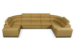 Narożnik U z zaokrąglonymi rogami z funkcją spania DIAMANTE 10 13 Narożnik w kształcie litery C z zaokrąglonymi rogami