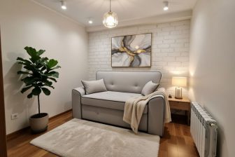 Nowoczesna amerykanka trzyosobowa MONIQUE 3 5 Nowoczesna amerykanka trzyosobowa rozkładana do spania codziennego