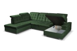 Okazały narożnik U z funkcją spania ADVOCATE 4 2