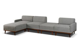 Rozbudowany narożnik MODERN RETRO 5 Rozbudowany narożnik w stylu vintage