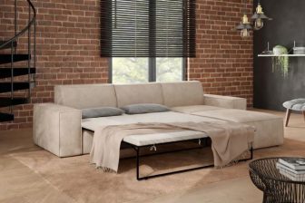 Rozkładany narożnik system belgijski BLOK 1310 Narożnik system belgijski z materacem