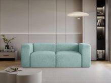 Sofa dwójka ATLAS 7 Jasnoszara sofa dwuosobowa