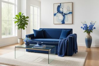 Sofa rozkładana dla dwóch osób AGNES 2 29 Sofa rozkładana dla dwóch osób z pojemnikiem