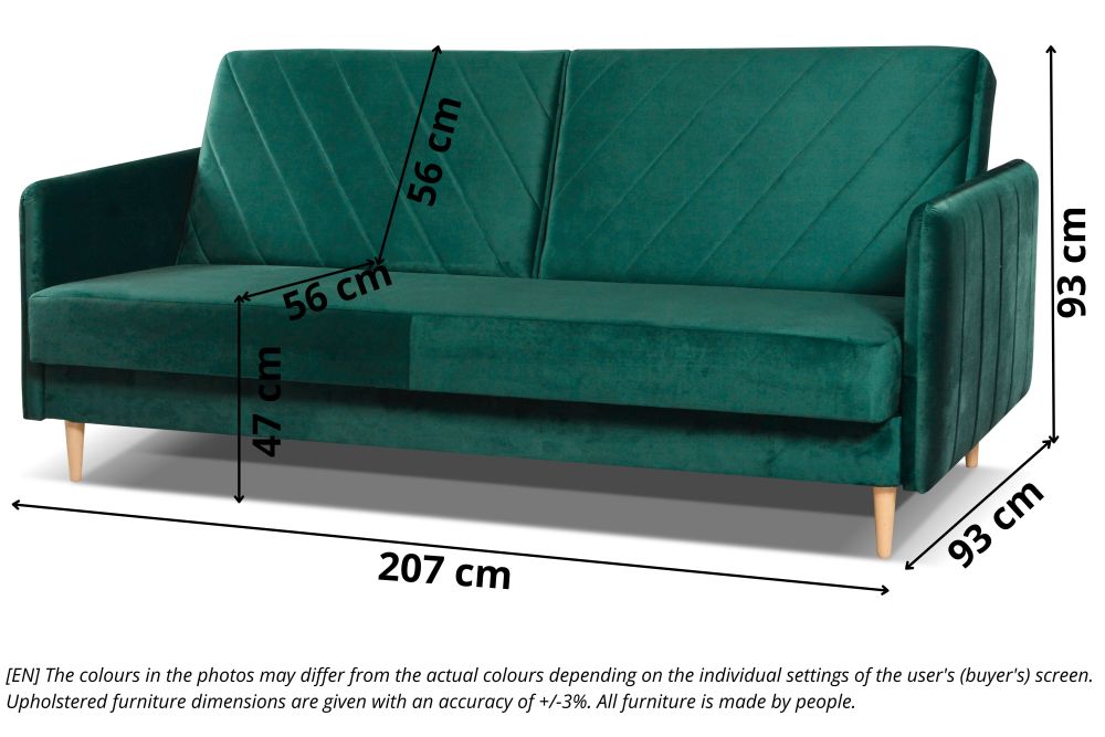 Wersalka z wąskimi bokami BARI 7 Wersalka z wąskimi bokami BARI 5
