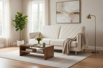 Wersalka z wąskimi bokami BARI 1152 Modna wersalka z wąskimi bokami