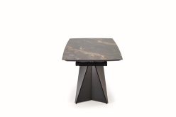 Awangardowy stół rozkładany czarny marmur 165-241 ARMANI 10