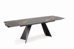 Awangardowy stół rozkładany czarny marmur 165-241 ARMANI 8