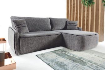 Bardzo ładna rogówka do małego salonu z funkcją spania RICO 16 Bardzo ładna rogówka do małego salonu z funkcją codziennego spania