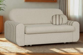 Bardzo ładna sofa trzyosobowa rozkładana do przodu TIFFANY 3 1 Bardzo ładna sofa rozkładana do przodu na wózku