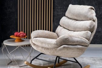 Bardzo miękki bujany fotel GIORGIO 6 Bardzo miękki bujany fotel do wypoczynku