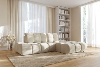 Duży narożnik platforma rozkłądany do spania