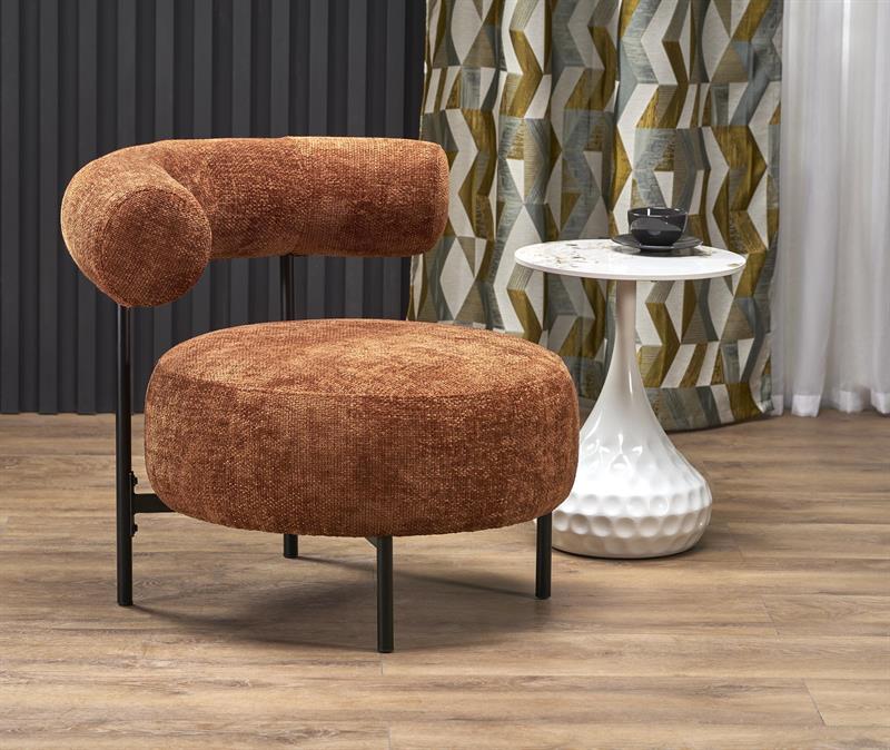 Ekscentryczny fotel do pięknego salonu HAZARD 2 Modny i ekscentryczny fotel do pięknego salonu