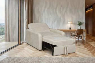 Fotel amerykanka do spania z funkcją szezlonga DIONIZOS 1 25 Amerykanka fotel i szezlng w jednym