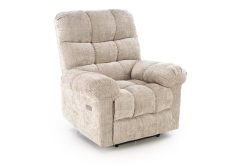 Beżowy fotel elektryczny do salonu AMORE 9 Beżowy fotel elektryczny do salonu AMORE 6