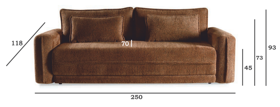 Kanapa łóżko duża szerokość spania DONATAN 5 Kanapa łóżko duża szerokość spania DONATAN 3