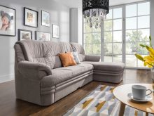 Klasyczna sofa rogowa z funkcją spania klasy premium