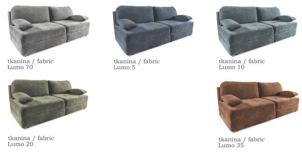 Kwadratowa sofa z funkcją spania FLUX 2