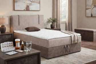 Łóżko kontynentalne dla seniora