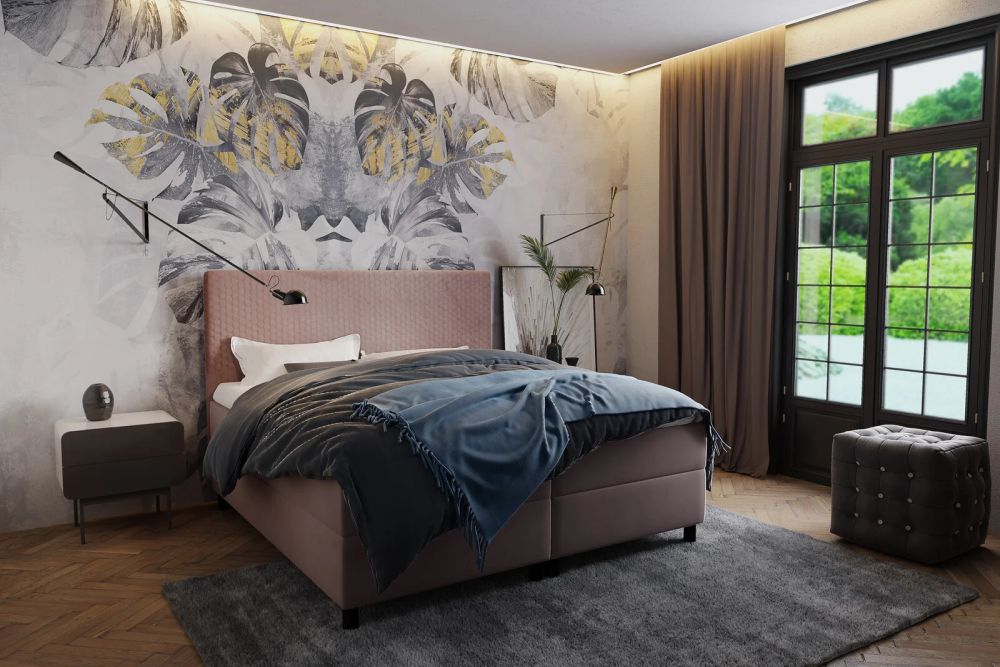 Łóżko kontynentalne dla małżeństwa z dziećmi